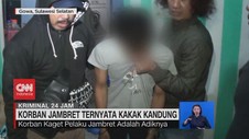 VIDEO: Korban Jambret Ternyata Kakak Kandung