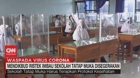 VIDEO: Mendikbud Ristek Imbau Sekolah Tatap Muka Disegerakan