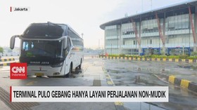 VIDEO: Terminal Pulo Gebang Hanya Layani Perjalanan Non-Mudik