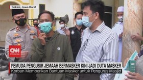 VIDEO: Pemuda Pengusir Jemaah Bermasker Kini Jadi Duta Masker