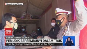 VIDEO: Pemudik Bersembunyi Dalam Truk