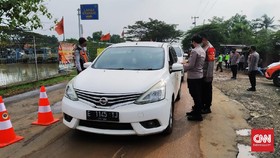 Polisi Cek Acak Booster Pemudik, Vaksin 'On The Spot' Diberlakukan