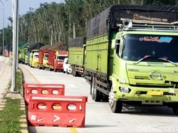 Kendaraan Pribadi Arah Jawa Diputar Balik di Pintu Tol Mesuji Lampung