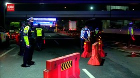 VIDEO: Pelarangan Mudik, Tol Layang Jakarta Cikampek Ditutup