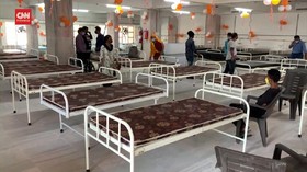 VIDEO: Kuil India Disulap Jadi Pusat Perawatan Covid-19