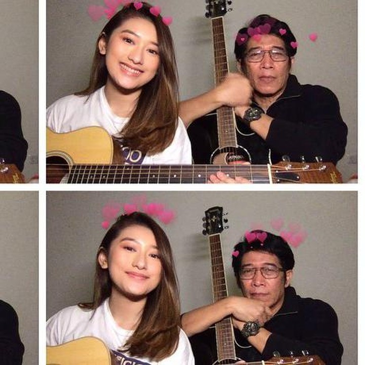 <p>Lewat media sosial, Amanda kerap mengunggah momen ketika menyanyikan lagu bersana Parto. (Foto: Instagram: @amandacaesaa)</p>