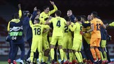 FOTO: Nestapa Arsenal di Hadapan Villarreal Arsenal gagal ke final Liga Europa setelah ditahan imbang Villarreal pada leg kedua semifinal di Stadion Emirates, Jumat (7/5) dini hari WIB.