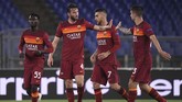 FOTO: Kemenangan 8-5 Bawa Man Utd ke Final Liga Europa Manchester United lolos ke final Liga Europa 2021 setelah mengalahkan AS Roma dengan agregat kemenangan 8-5.