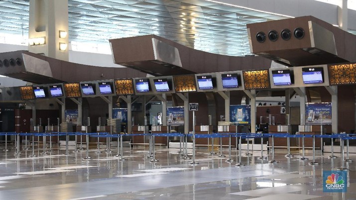 Bandara Internasional Soekarno Hatta, Tangerang, Banten. (CNBC Indonesia/Andrean Kristianto)