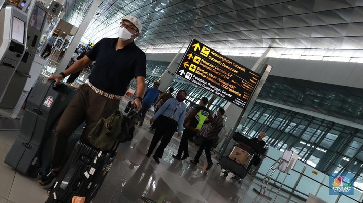 Bandara Internasional Soekarno Hatta, Tangerang, Banten. (CNBC Indonesia/Andrean Kristianto)