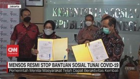 VIDEO: Mensos Resmi Stop Bantuan Sosial Tunai Covid-19
