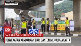 VIDEO: Penyekatan Kendaraan Dari Banten Menuju Jakarta