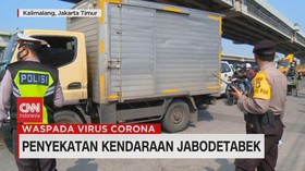 VIDEO: Penyekatan Kendaraan Jabodetabek