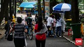 FOTO: Nostalgia Piknik di Ragunan Taman Margasatwa Ragunan bisa kembali dikunjungi. Namun, wisatawan harus melakukan pemesanan tiket secara online sebelum datang.