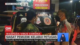 VIDEO: Pemudik Gunakan Ambulans Agar Lolos Pemeriksaan