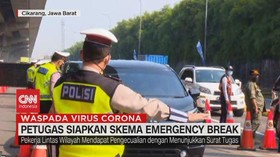 VIDEO: Petugas Siapkan Skema Emergency Break
