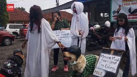 VIDEO: Ada Pocong dan Kuntilanak Yang  Akan Cegat pemudik
