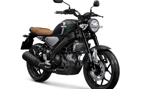 Yamaha menambah warna baru pada XSR 155, Matte Green, untuk menemani opsi sebelumnya Matte Silver dan Matte Black.