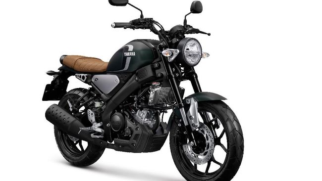 Busana Baru Motor Retro Yamaha XSR 155 Yamaha menambah warna baru pada XSR 155, Matte Green, untuk menemani opsi sebelumnya Matte Silver dan Matte Black.