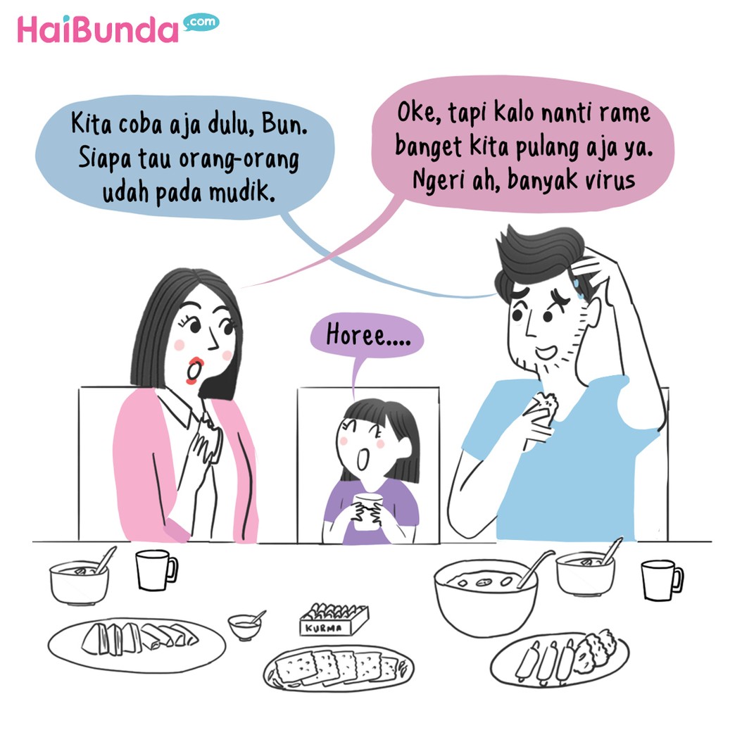 Komik baju lebaran