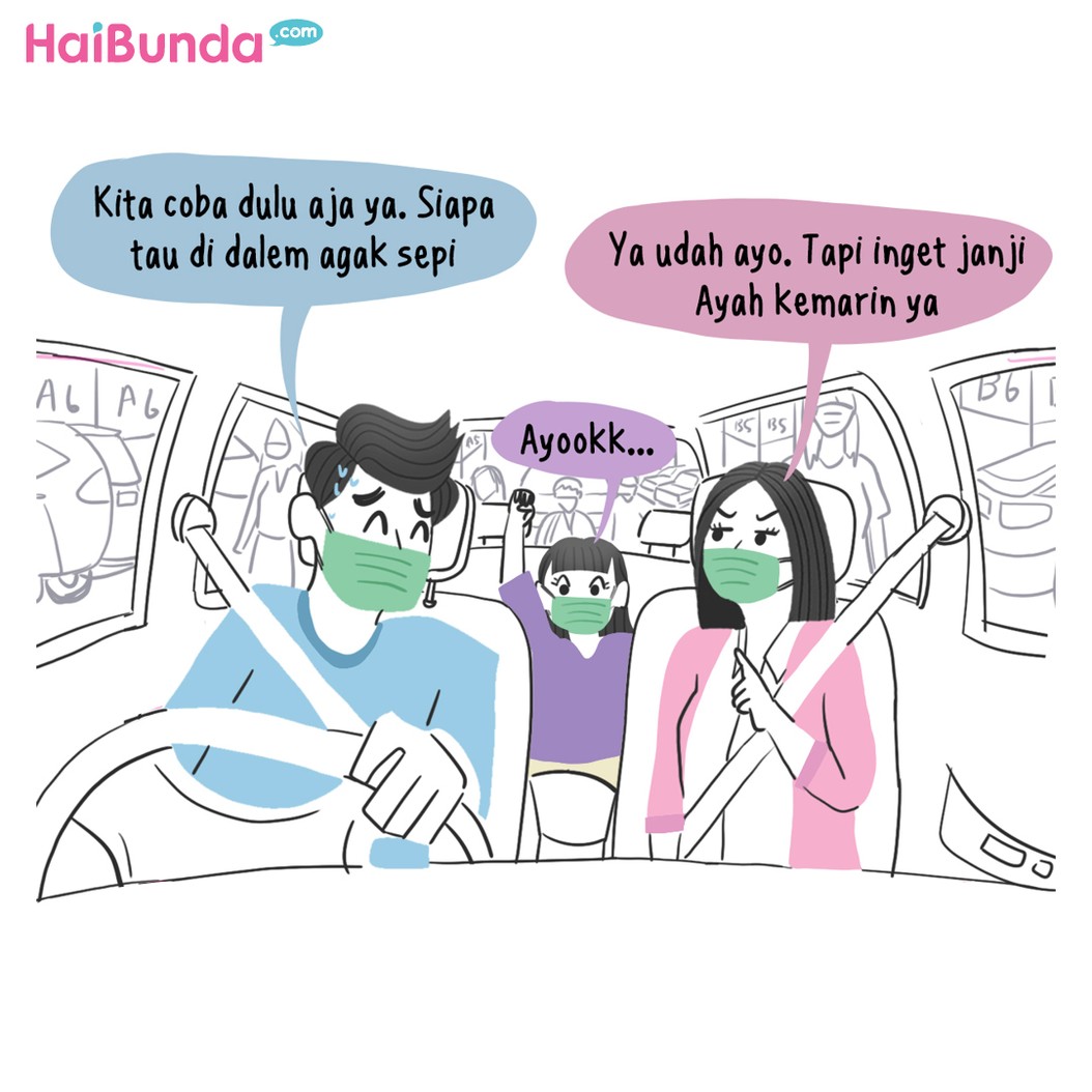 Komik baju lebaran