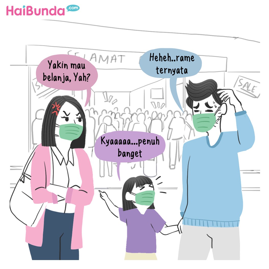 Komik baju lebaran