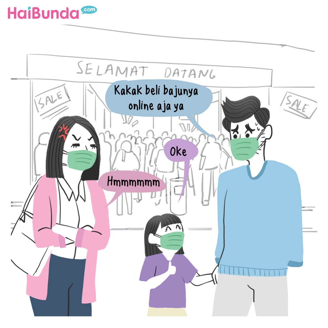 Komik baju lebaran