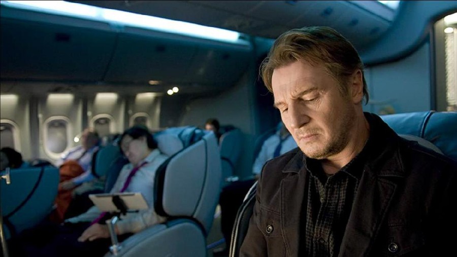 Liam Neeson di film Non-Stop Liam Neeson di film Non-Stop