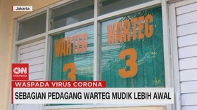 VIDEO: Sebagian Pedagang Warteg Mudik Lebih Awal