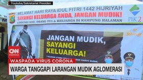 VIDEO: Warga Tanggapi Larangan Mudik Aglomerasi