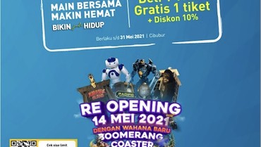 img-title Merapat! Tiket Trans Studio Cibubur Buy 1 Get 1 Free Plus Diskon 10%