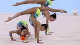 SMASHOT: Poin-poin di Loka Tanding Poin menjadi buruan para atlet di berbagai arena pertandingan guna memuluskan langkah menjadi juara, seperti yang tertangkap dalam foto-foto pilihan kali ini.