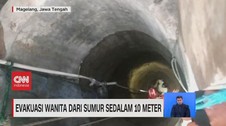 VIDEO: Evakuasi Wanita Dari Sumur Sedalam 10 Meter