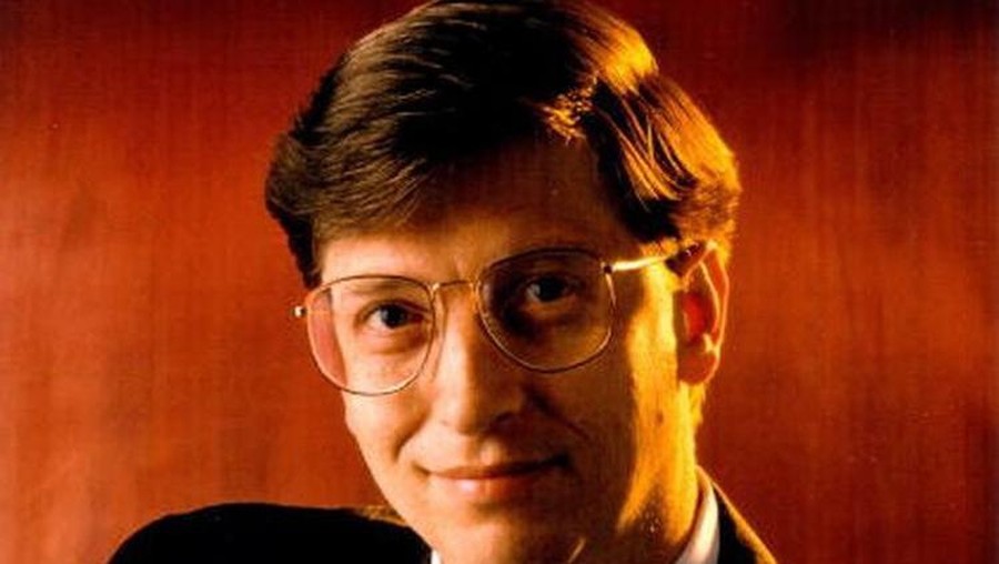 fotoinet potret langka bill gates remaja