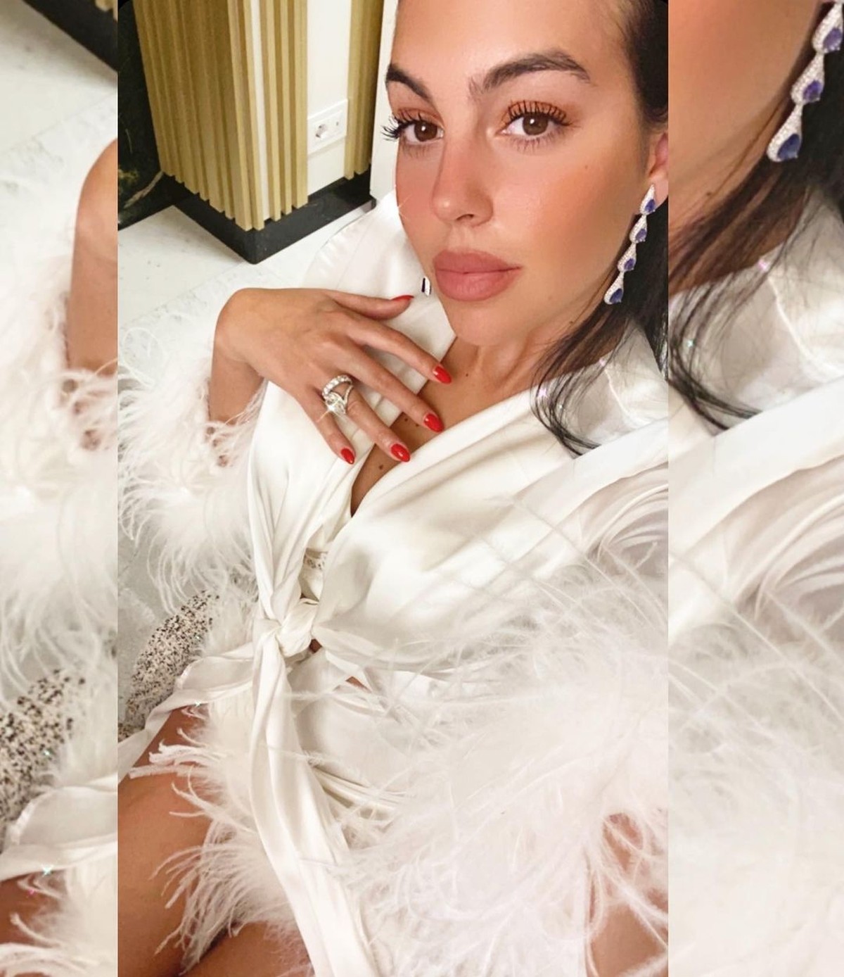 Georgino Rodriguez tunangan pesepakbola Cristiano Ronaldo yang cantik dan menawan&period; Yuk kita intip potretnya&excl;