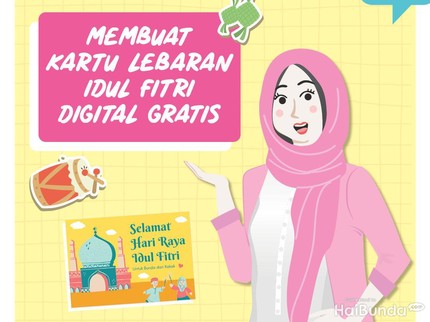 Membuat Kartu Lebaran Idul Fitri Digital Gratis
