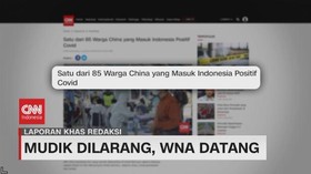 VIDEO: Mudik Dilarang, WNA Datang