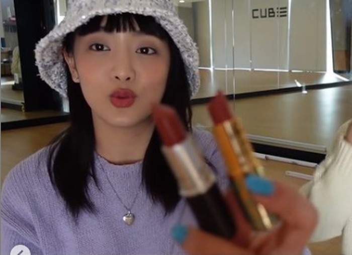 5. Minnie ((G)I_DLE) - MAC / foto: instagram.com/dispatch_beauty