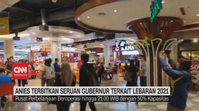 VIDEO: Anies : Mal Dan Tempat Wisata Di Zona Merah Ditutup