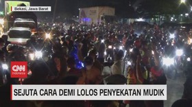 VIDEO: Sejuta Cara Demi Lolos Penyekatan Mudik