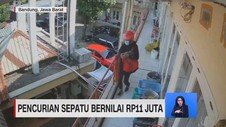 VIDEO: Pencurian Sepatu Bernilai Rp.11 Juta Terekam CCTV