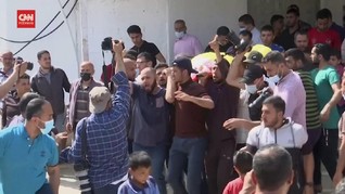 VIDEO: Tangis di Pemakaman Bocah Gaza Korban Serangan Israel