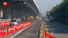 VIDEO: Jumlah Kendaraan Di Tol Cikampek Menurun