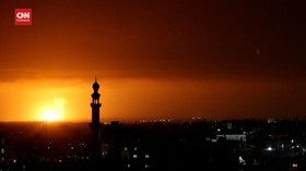 VIDEO: Detik-detik Roket Hamas Hujani Israel