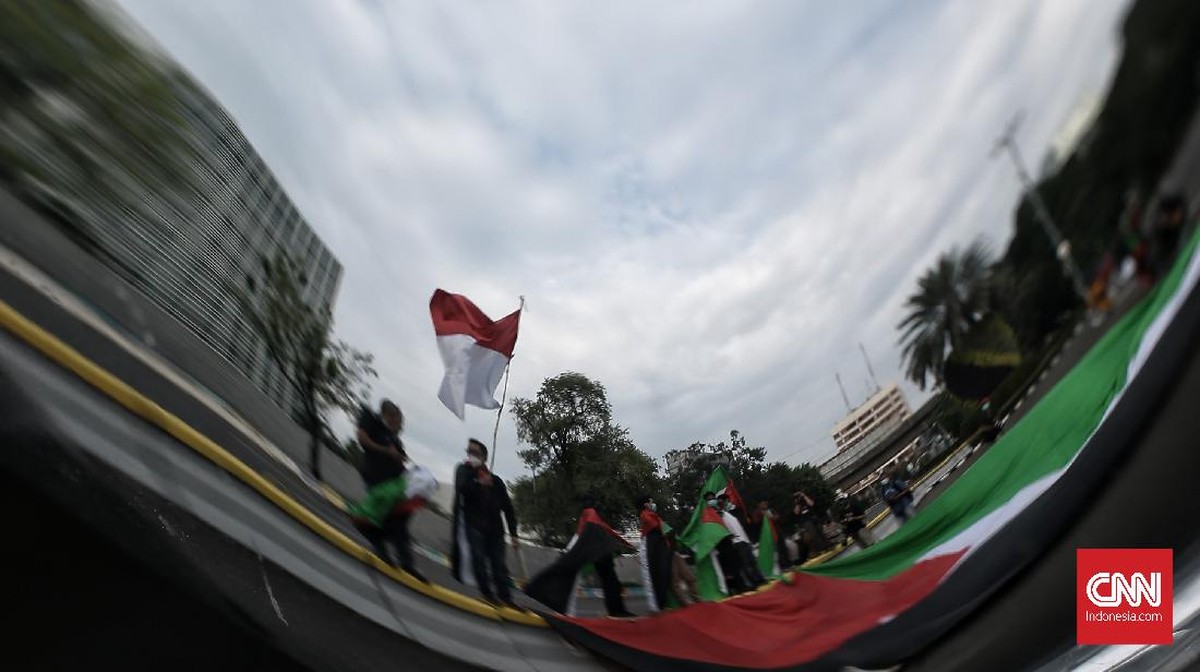 FOTO: Aksi Mahasiswa Islam Bela Palestina