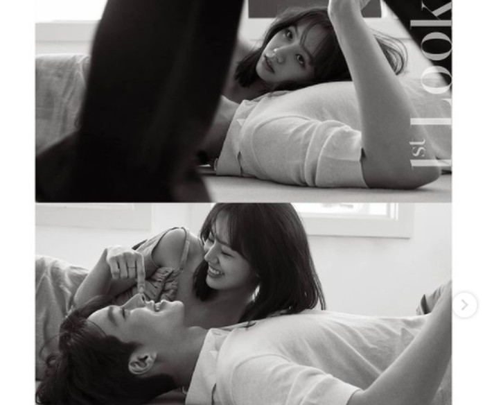 Pemotretan kali ini bertema couple, dimana mereka berdua juga akan segera membintangi drama berjudul My Roommate is a Gumiho / foto: instagram.com/1stlookofficial