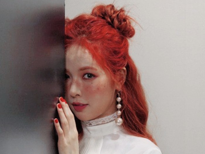 Sebagai ex-member Wonder Girl's dan 4Minute, Hyuna dikenal sebagai main rapper yang selalu all out di setiap penampilannya / foto: cube entertainment