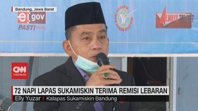 VIDEO: 72 Napi Lapas Sukamiskin Terima Remisi Lebaran