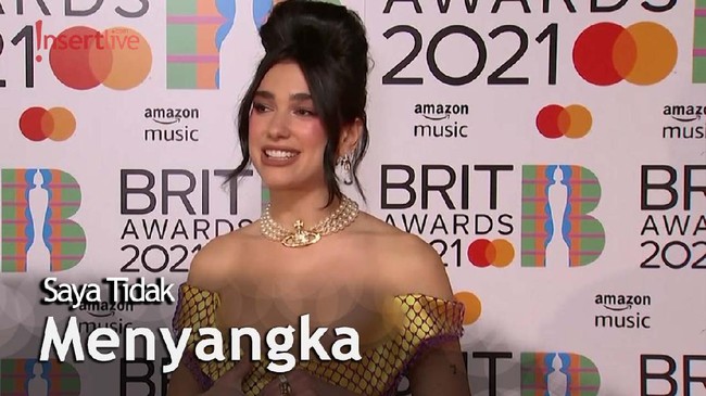 Dapat 2 Penghargaan Brit Awards Sekaligus, Dua Lipa Terharu