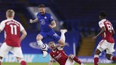 FOTO: Chelsea Dipecundangi Arsenal di Liga Inggris Arsenal secara mengejutkan berhasil mempecundangi Chelsea pada lanjutan Liga Inggris di Stamford Bridge, Kamis (13/5) dini hari WIB.